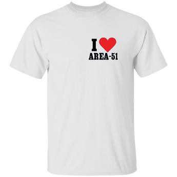 I Love Area51 T-Shirt - Area 51 UFO Souvenirs Gifts T-Shirts
