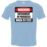 Area 51 Experiment in Progress Toddler Jersey T-Shirt - Area 51 UFO Souvenirs Gifts T-Shirts