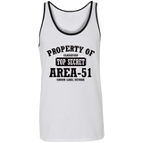 Property of Area 51 - 3480 Unisex Tank - Area 51 UFO Souvenirs Gifts T-Shirts