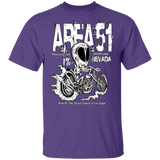 Area51 Rat Bike T-Shirt 5.3 oz. - Area 51 UFO Souvenirs Gifts T-Shirts