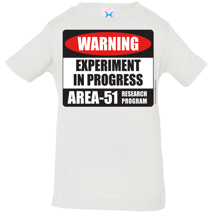 Area 51 Experiment in Progress Infant Jersey T-Shirt - Area 51 UFO Souvenirs Gifts T-Shirts