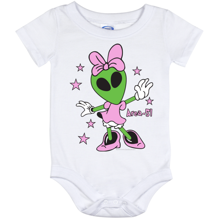 Area 51 Girl Baby Bib Baby Onesie 12 Month - Area 51 UFO Souvenirs Gifts T-Shirts