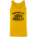 Property of Area 51 - 3480 Unisex Tank - Area 51 UFO Souvenirs Gifts T-Shirts