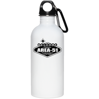 Welcome to Area 51 - 23663 20 oz. Stainless Steel Water Bottle - Area 51 UFO Souvenirs Gifts T-Shirts