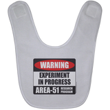 Area 51 Experiment in Progress Baby Bib - Area 51 UFO Souvenirs Gifts T-Shirts