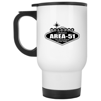 Welcome to Area 51-XP8400W White Travel Mug - Area 51 UFO Souvenirs Gifts T-Shirts