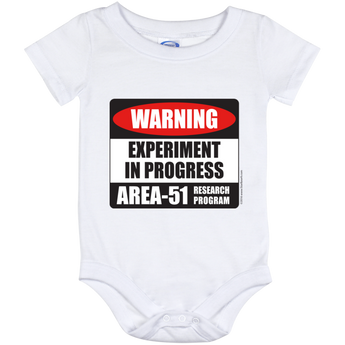Area 51 Experiment in Progress Baby Onesie 12 Month - Area 51 UFO Souvenirs Gifts T-Shirts