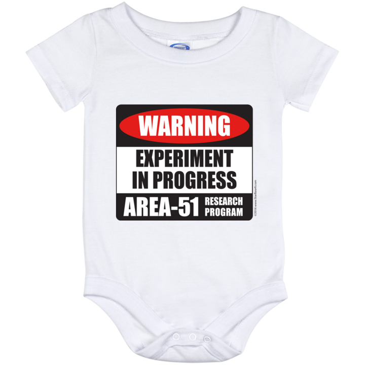 Area 51 Experiment in Progress Baby Onesie 12 Month - Area 51 UFO Souvenirs Gifts T-Shirts