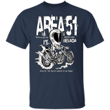 Area51 Rat Bike T-Shirt 5.3 oz. - Area 51 UFO Souvenirs Gifts T-Shirts