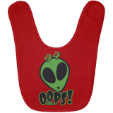 Area 51 OOOPS infant Baby Bib - Area 51 UFO Souvenirs Gifts T-Shirts
