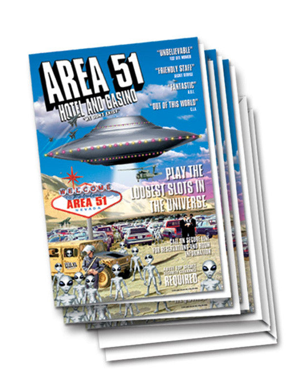 Area 51 Hotel Casino UFO ALien Area51 Greeting Card - Area 51 UFO Souvenirs Gifts T-Shirts