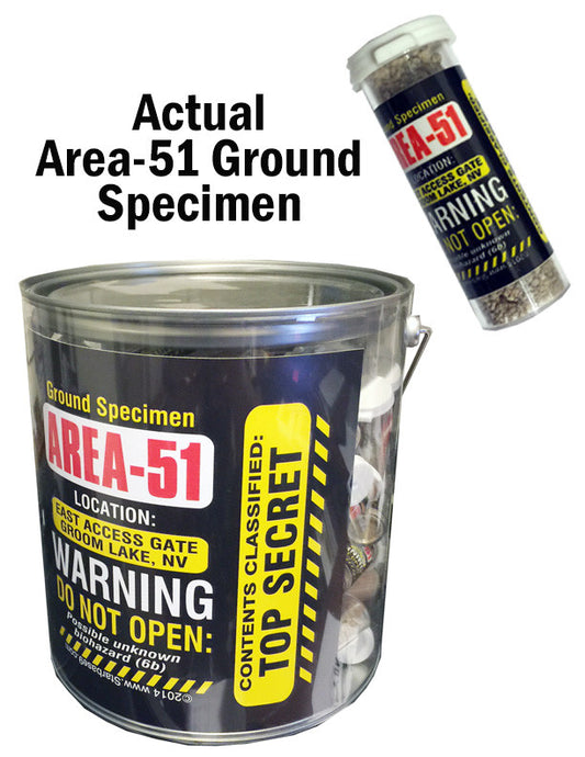 Area 51 Ground Specimen Proof that Area51 exists - Area 51 UFO Souvenirs Gifts T-Shirts